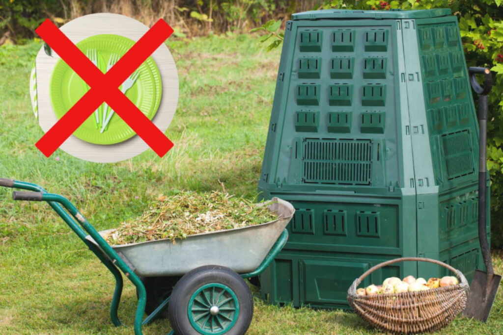 Scopri di più sull'articolo Perché non dovresti inserire la plastica compostabile nel tuo compost domestico (ma gettarla comunque nella raccolta dell’umido)
