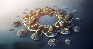 Scopri di più sull'articolo Progetti e prototipi di città galleggianti per rispondere agli effetti del Climate change: è questa la strada?