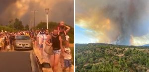 Scopri di più sull'articolo Stato d’emergenza e 30mila evacuati: cosa c’entra la crisi climatica con l’incendio a Rodi 