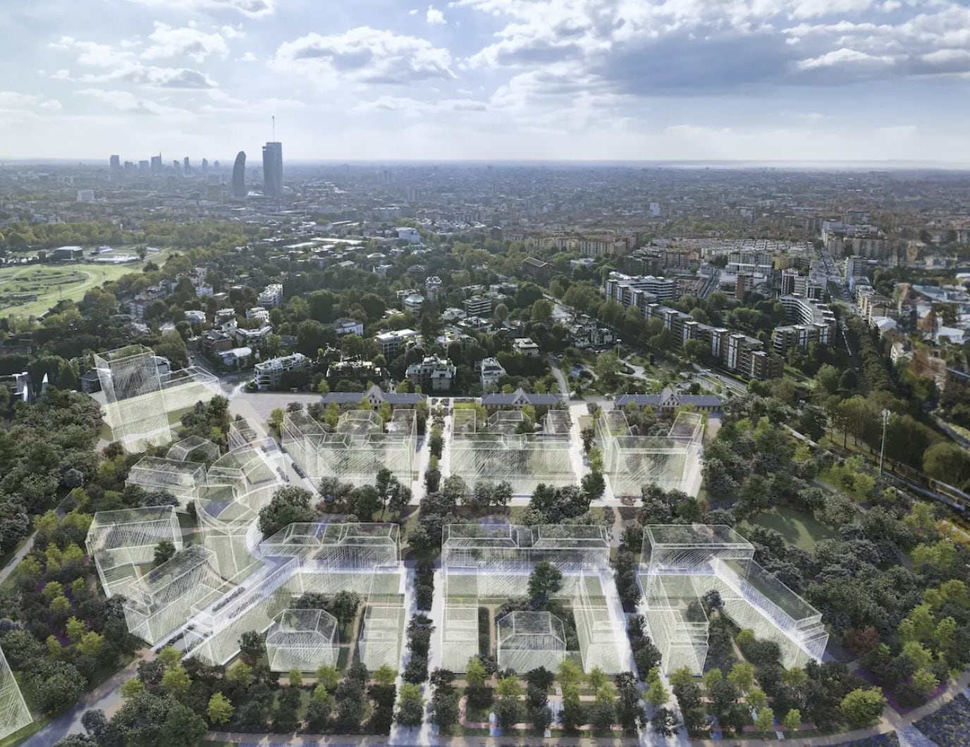 Scopri di più sull'articolo Milano San Siro, in arrivo un mini quartiere Net-Zero: ecco il masterplan del nuovo Ex Trotto