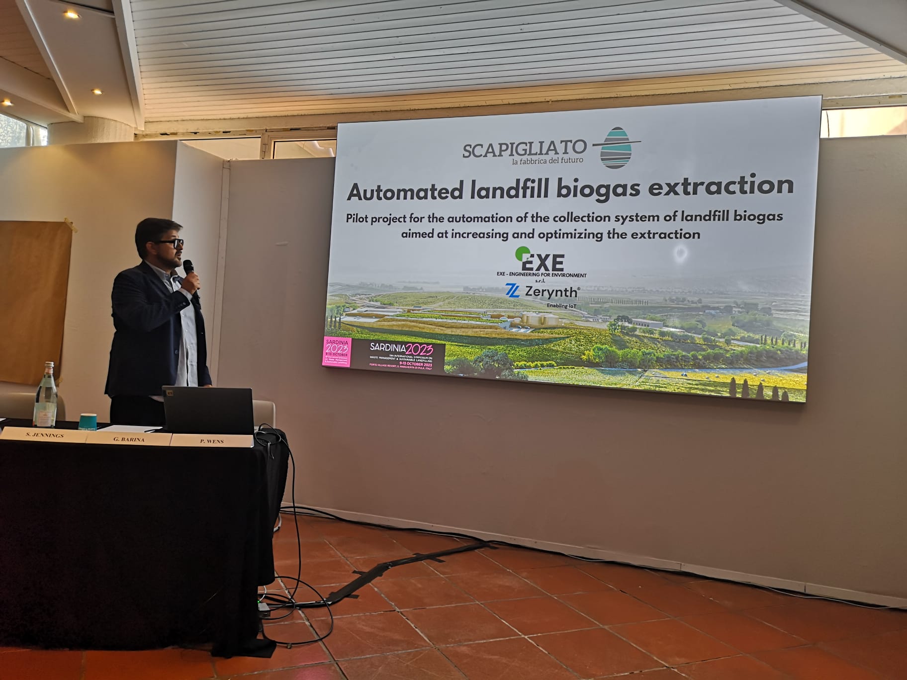 Scopri di più sull'articolo Scapigliato protagonista a Sardinia 2023, con l’intelligenza artificiale per captare il biogas