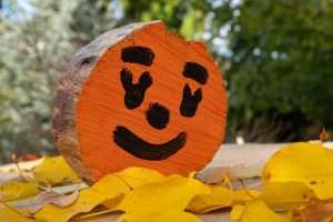 Scopri di più sull'articolo Come usare le sezioni di tronco per delle decorazioni di Halloween: un lavoretto