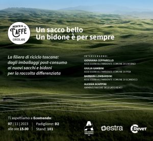 Scopri di più sull'articolo Da rifiuti a nuovi bidoni per la differenziata: Revet presenta a Ecomondo “Un sacco bello”