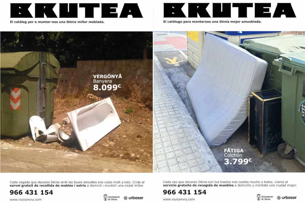 Scopri di più sull'articolo La geniale campagna di una cittadina spagnola che fa la parodia del catalogo Ikea per tenere le strade pulite