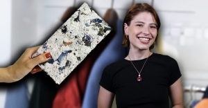 Scopri di più sull'articolo Una studentessa francese trasforma abiti usurati in eco mattoni: la nuova vita degli scarti tessili
