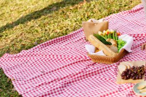 Scopri di più sull'articolo Come cucire una borsa da picnic: riciclata e pratica, diventa una coperta