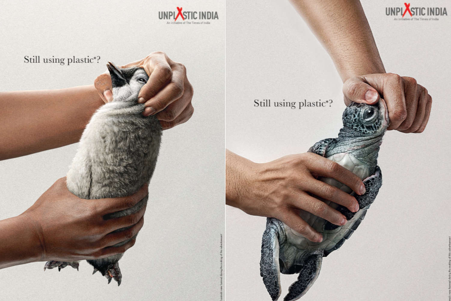 Scopri di più sull'articolo La potentissima campagna di Unplastic India ci sbatte in faccia gli effetti della produzione di plastica sugli animali